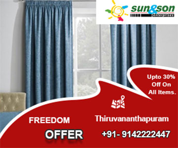 Sun&Son Enterprises- Curtain Shops in Trivandrum