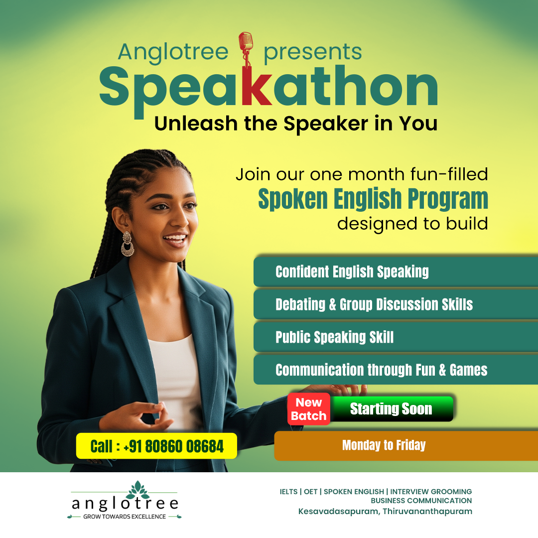 Best Spoken English Classess in Trivandrum- Anglotree