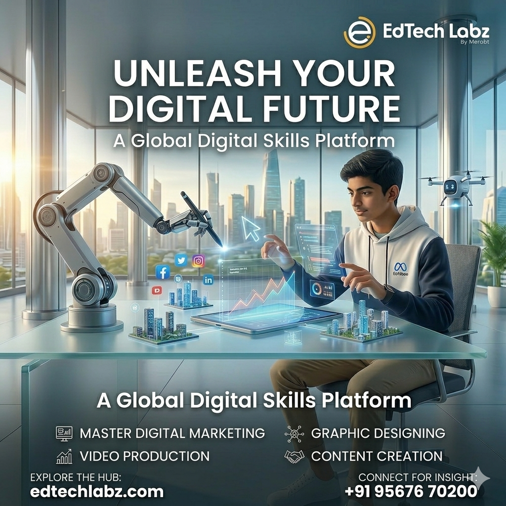 Stop Scrolling. Start Creating. Why 2026 is the Year to Master Digital Skills.