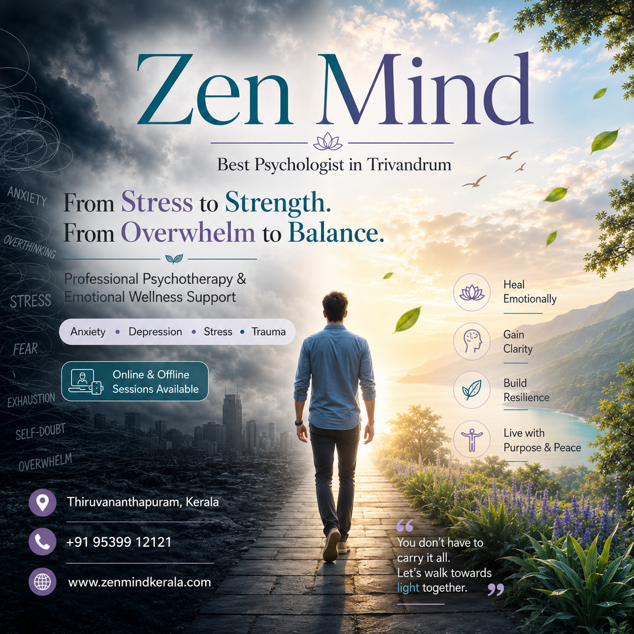 Best Psychologist in Trivandrum – Zen Mind