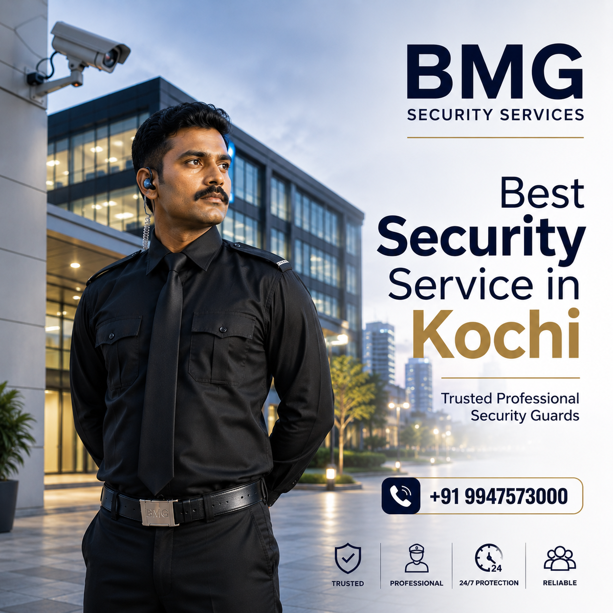 🔐 Best Security Service in Kochi for Businesses & Homes