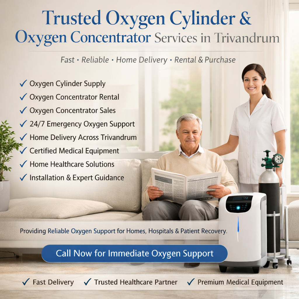 Royal Health Care – Trusted Oxygen Cylinder & Concentrator Services in Trivandrum
