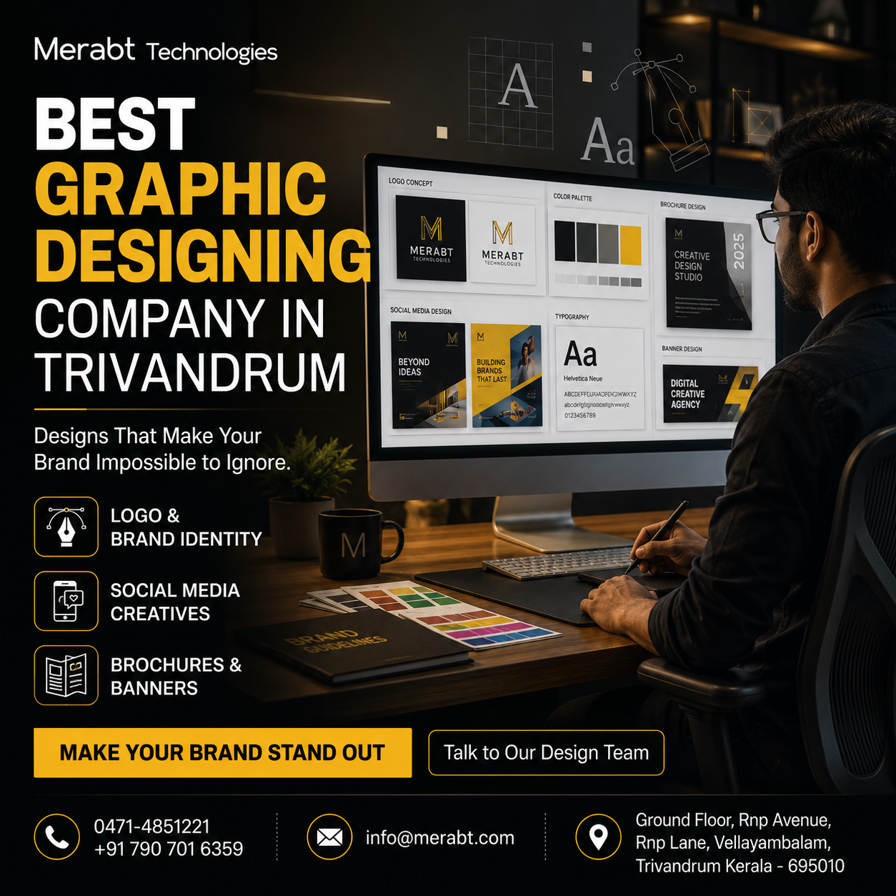 Merabt Technologies – Best Graphic Designing Company in Trivandrum