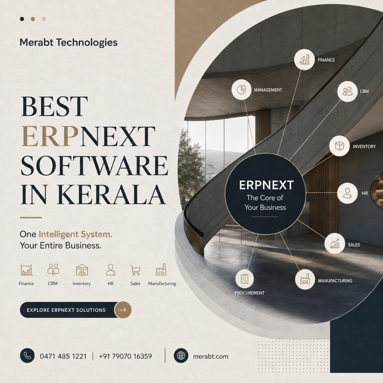 Best ERPNext Software in Kerala – Merabt Technologies