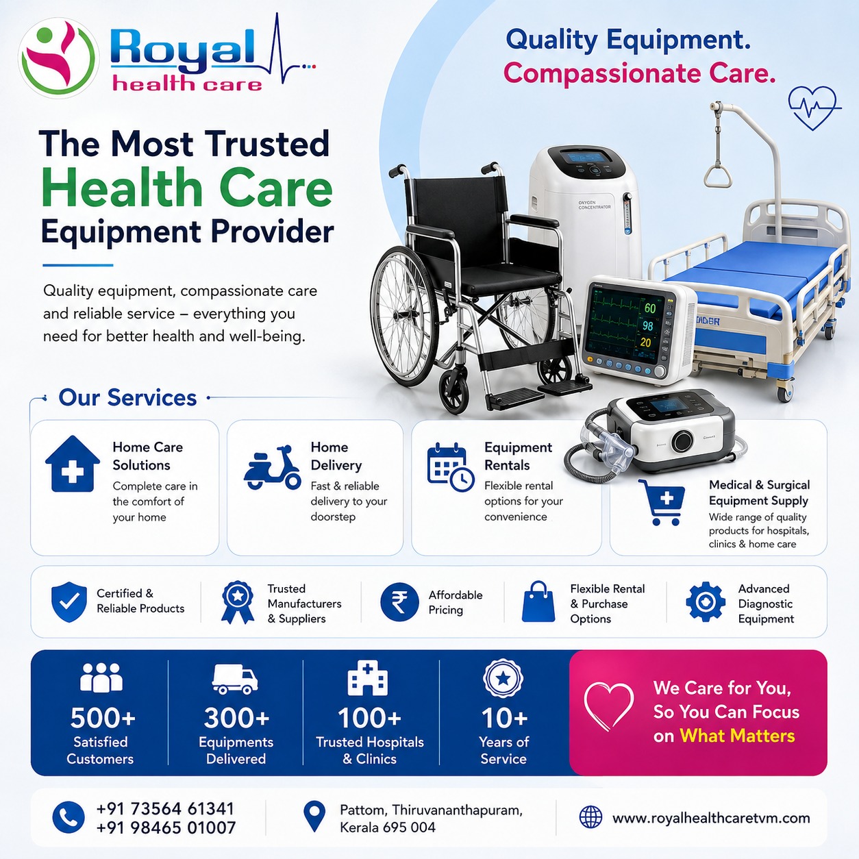 Royal Health Care | Quality Equipment. Compassionate Care.