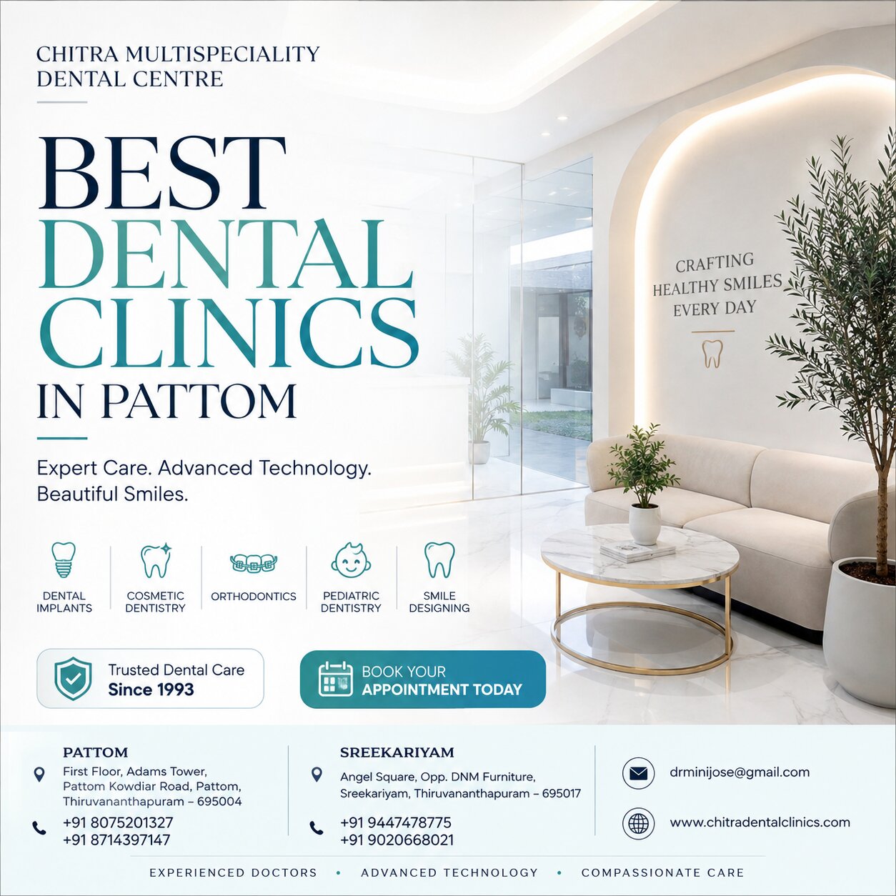 Chitra Multispeciality Dental Centre – Best Dental Clinic in Pattom