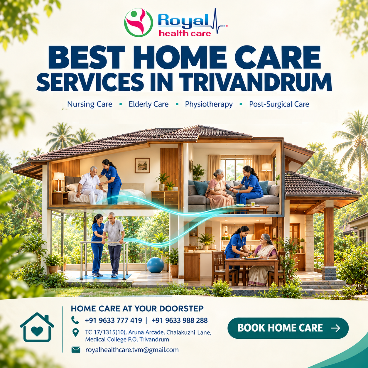 Best Home Care Services in Trivandrum – Royal Health Care