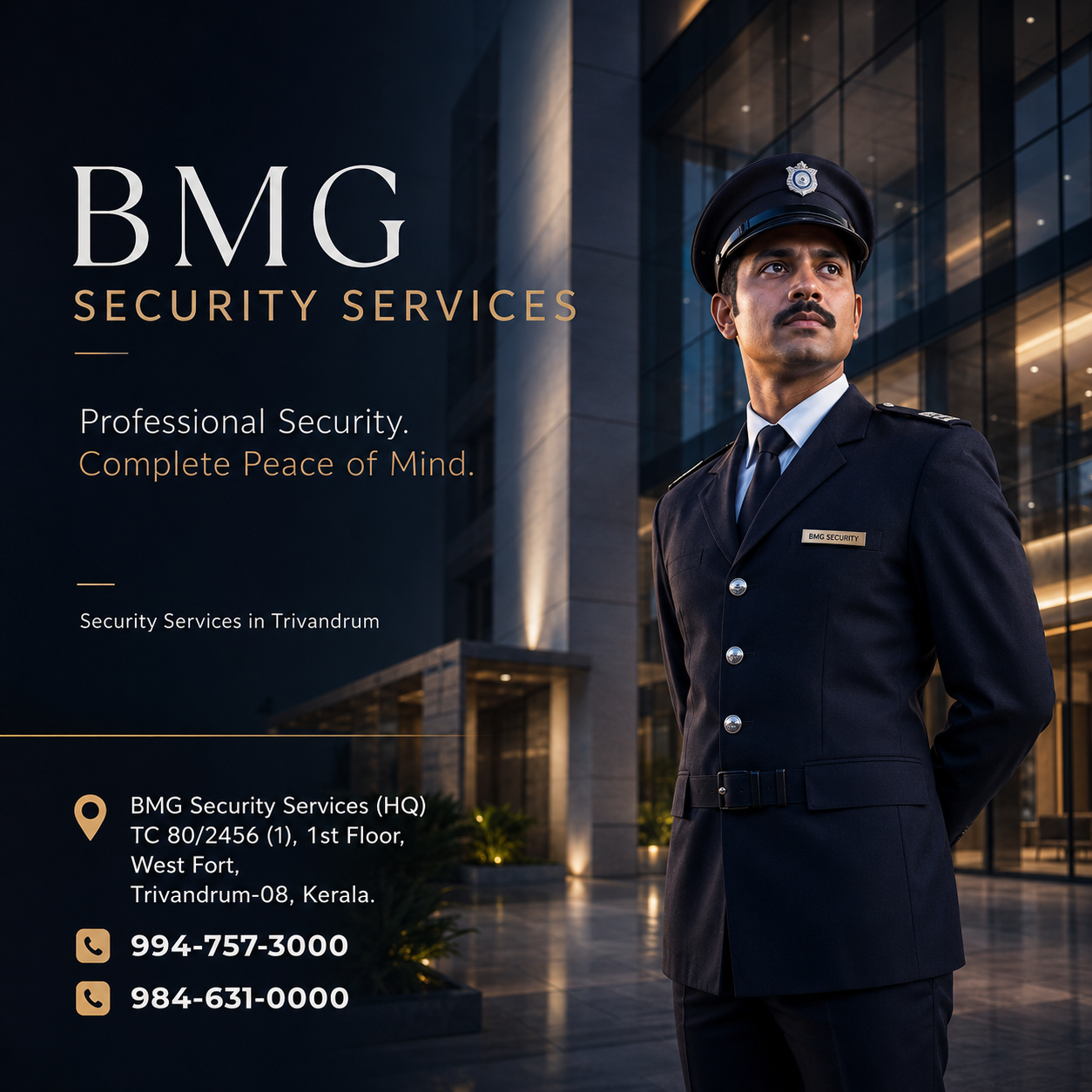 BMG Security Services – Trusted Security in Trivandrum