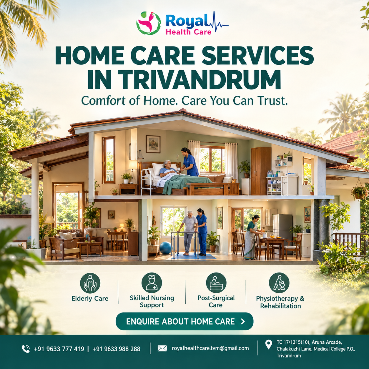 Royal Health Care – Trusted Home Care Services in Trivandrum
