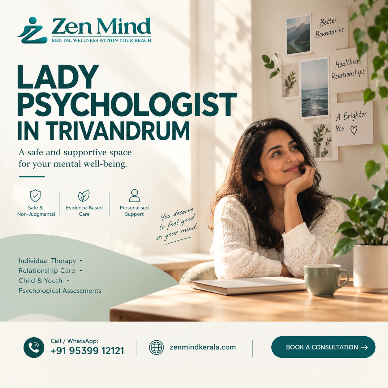 Looking for a Lady Psychologist in Trivandrum?
